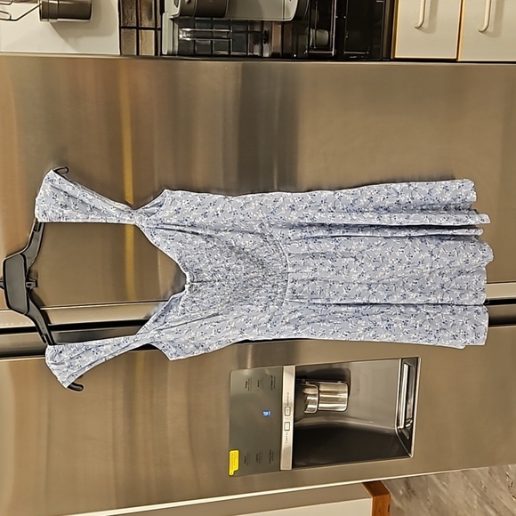 💕REFORMATION💕 Tanis Dress ~ Brooke Blue Floral Print 12 - Picture 12 of 16